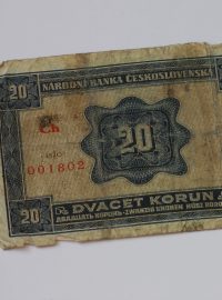 Dvacetikoruna s portrétem Aloise Rašína z roku 1926