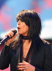 Německá zpěvačka Nena na koncertu v Berlíně v roce 2016