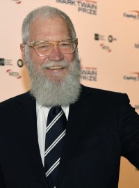 Legenda amerického humoru David Letterman na slavnostním předání Ceny Marka Twaina.