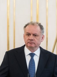 Slovenský prezident Andrej Kiska na snímku z března 2018.