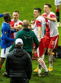 V roce 2021 se ve Skotsku utkali domácí Rangers s pražskou Slavií
