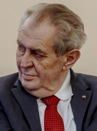 Prezident Miloš Zeman na fotografii z 26. ledna 2022