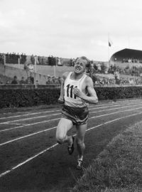 Emil Zátopek na snímku z roku 1948