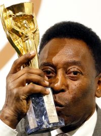 Brazilská fotbalová legenda Pelé