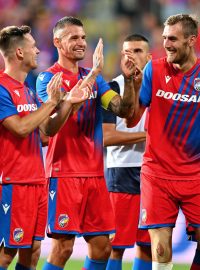 Fotbalisté Viktorie Plzeň po postupu do závěrečného předkola Ligy mistrů