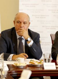 Exministr spravedlnosti Pavel Blažek (ODS) a jeho ekonomický náměstek náměstek Radomír Daňhel, který po vypuknutí bitcoinové kauzy také rezignoval
