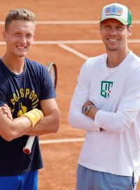 Jiří Lehečka a Tomáš Berdych