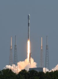 Start kosmické lodi Euclid (ESA) nesené raketou Falcon 9