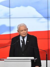 Předseda strany Právo a spravedlnost Jaroslaw Kaczyński