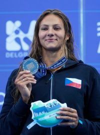 Plavkyně Barbora Seemanová získala na ME 2024 v Bělehradě zlatou medaili v závodě na 200 metrů volným způsobem