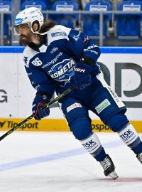 Brněnský Peter Mueller v zápase proti Mladé Boleslavil zvýšil vedení Komety na 3:1