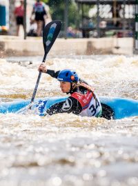 Gabriela Satková v závodě Českého poháru