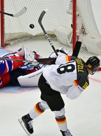 Hokejisté Německa a Norska