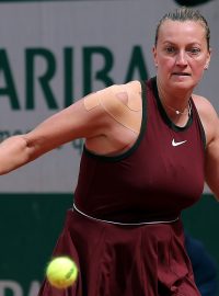 Petra Kvitová v zápase 1. kola Roland Garros proti Švýcarce