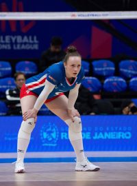 Česká volejbalová reprezentantka Daniela Digrinová
