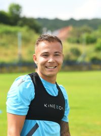 Matyáš Kozák a Matěj Pulkrab na startu přípravy teplických fotbalistů