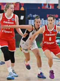 České basketbalistky poslední zápas základní skupiny na mistrovství Evropy prohrály