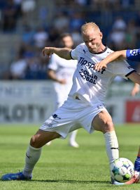 Zleva Vlastimil Daníček ze Slovácka a Štěpán Langer z Olomouce