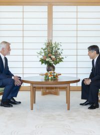 Petr Pavel se setkal s Japonským císařem Naruhitem