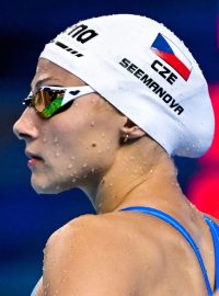 Česká plavkyně Barbora Seemanová na mistrovství světa v Singapuru