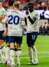 Malick Diouf při zápase turnaje Premier League Summer Series proti Bournemouthu