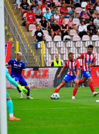 Hráči FC Silon Táborsko v zápase proti FC Zbrojovka Brno (archivní foto)