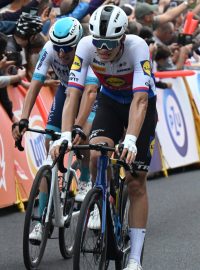 Mathias Vacek v dresu stáje Lidl Trek