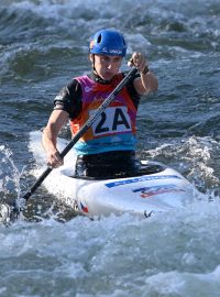 Gabriela Satková na mistrovství světa v Penrithu