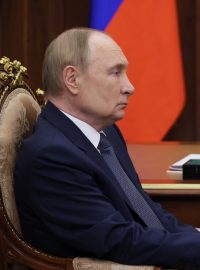 Ruský prezident Vladimir Putin se účastní jednání v Moskvě