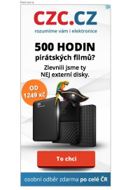 „500 hodin pirátských filmů?,“ lákal internetový obchod na své externí disky k počítačům. Teď mu za to hrozí pokuta až dva miliony korun.