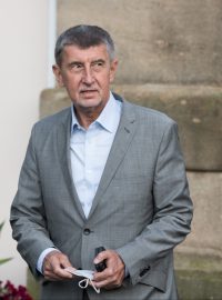 Andrej Babiš po schůzce v Lánech.