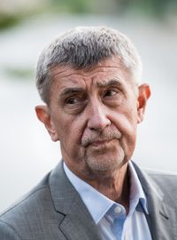 Andrej Babiš po schůzce v Lánech.