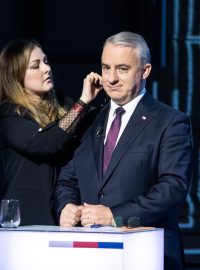 Josef Středula v přímém přenosu při debatě v České televizi odstoupil z kandidatury na prezidenta