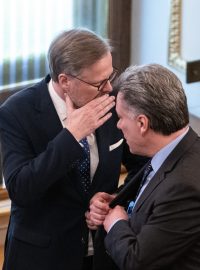 Petr Fiala a Pavel Blažek v Poslanecké sněmovně