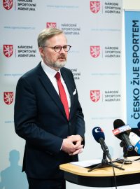 Premiér Petr Fiala uvedl do funkce předsedy Národní sportovní agentury Ondřeje Šebka
