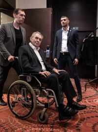 Miloš Zeman jako host na sjezdu hnutí SPD