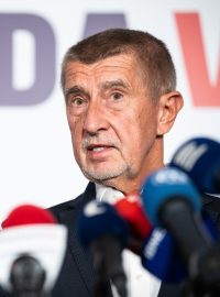 Tisková konference ANO, Andrej Babiš