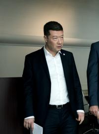 Šéf SPD Tomio Okamura a místopředseda Radim Fiala