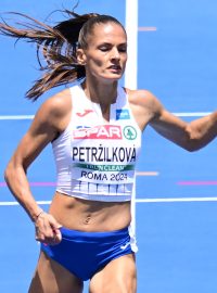 Česká běžkyně Tereza Petržilková na ME v atletice 2024 v Římě