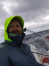 Milan Koláček při první etapě La Solitaire URGO Le Figaro