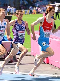 Český běžec Tomáš Habarta na ME v atletice 2024 v Římě