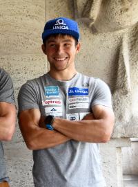 Trojice českých kajakářů pro vodní slalom Ondřej Tunka, Vít Přindiš a Jiří Prskavec.