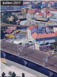 Pohled na Negrelliho viadukt, plánované dokončení rekonstrukce je v červenci 2020.