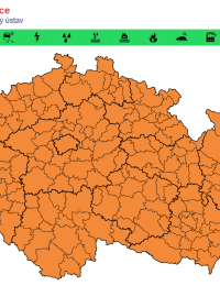 Český hydrometeorologický ústav vydal varování před silným větrem až do pátku