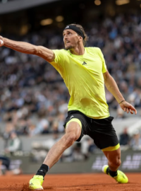 Alexander Zverev na antuce Roland Garros