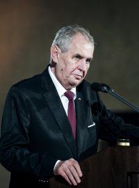 Státní vyznamenání, Vladislavský sál, Miloš Zeman