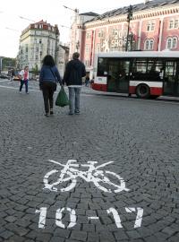Zákaz jízdy na kole, Praha 1