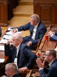 Andrej Babiše v proslovu prezidenta ve Sněmovně (3. 6. 2025)