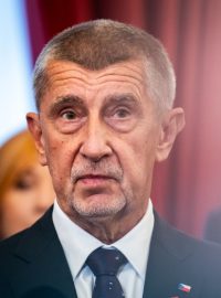 Předseda hnutí ANO Andrej Babiš po podpisu koaliční smlouvy s hnutí SPD a Motoristy