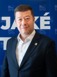Šéf hnutí SPD Tomio Okamura